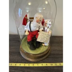 Annalee Dolls #960 Santa Rocking Chair Child Christmas Wish List Vintage 1987